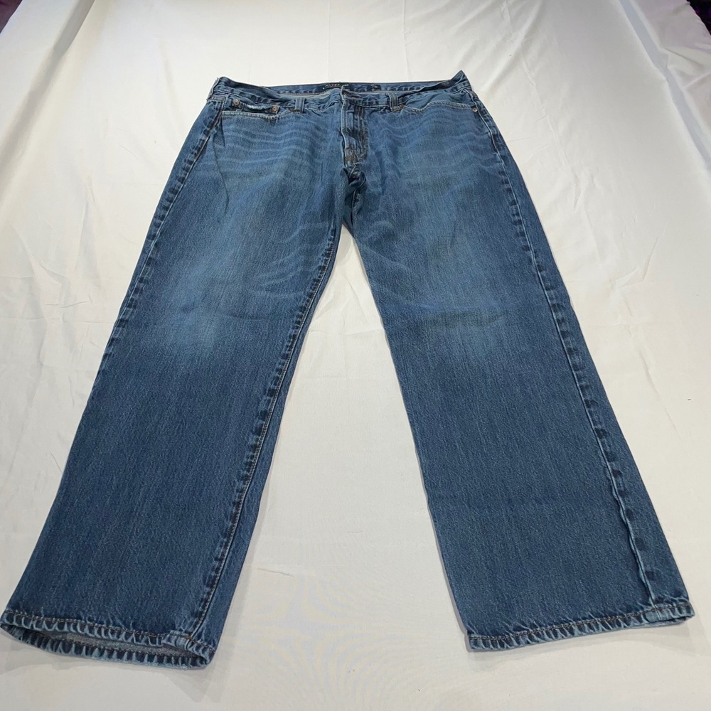 Lucky‎ Brand 363 Straight Leg Mens Blue Denim Jeans 38x30 Medium Wash Cotton
